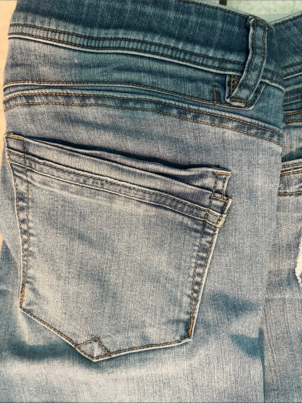 Democracy Light Blue Skinny Jeans for Women - Picture 7 of 7